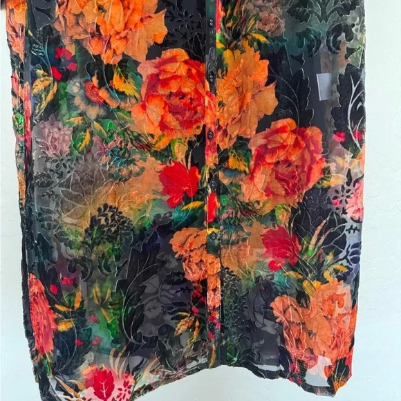 Johnny Was Renna Burnout Dress size XS NWT